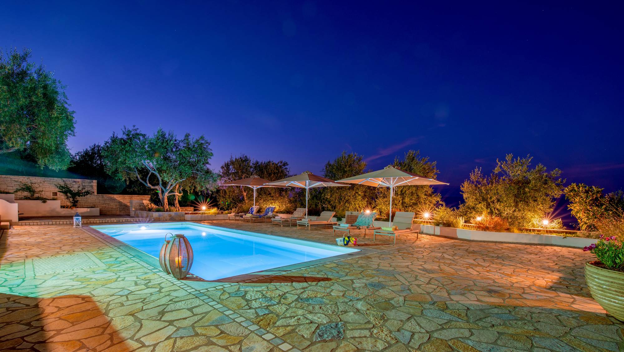 luxury vacation house at paxos